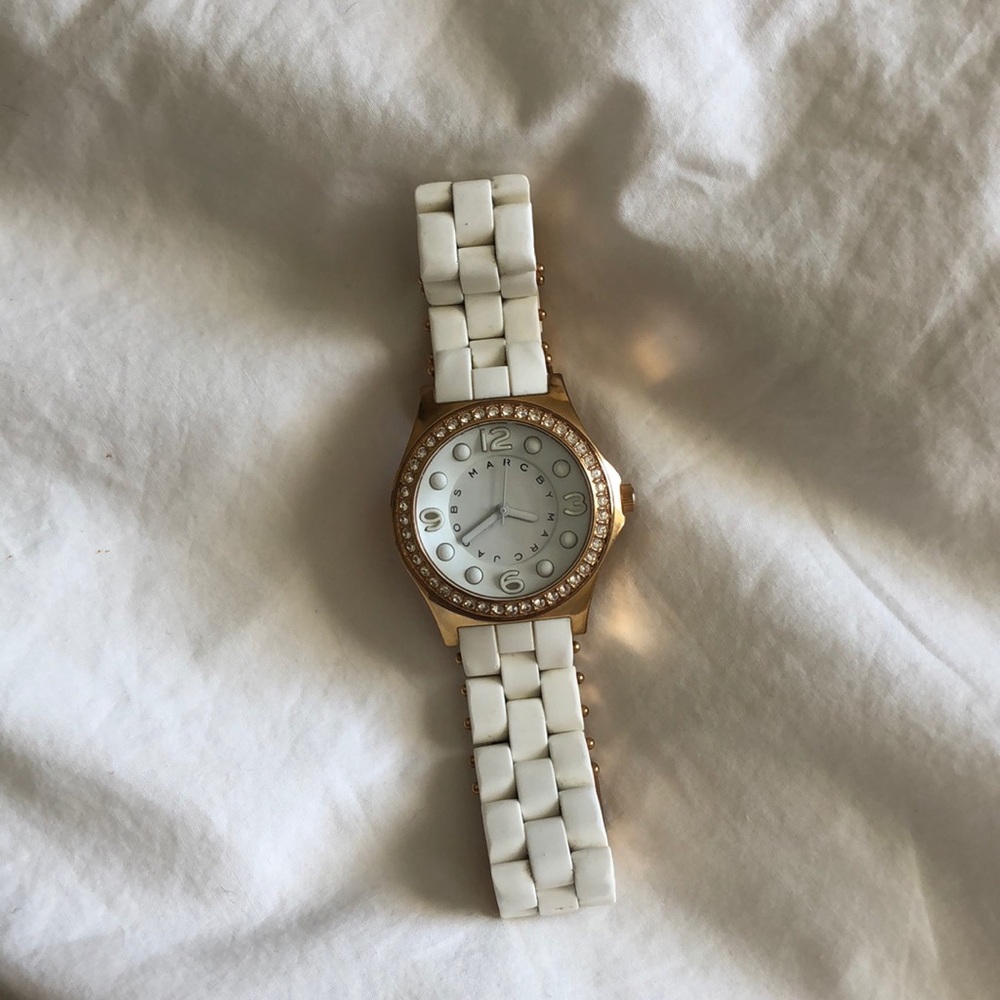 Marc by Marc Jacobs Rose Gold & White Watch